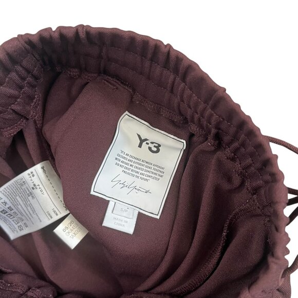 Y-3 Yohji Yamamoto Adidas Mens Crop Straight Leg Sweatpants Brown S Streetwear - Picture 4 of 9
